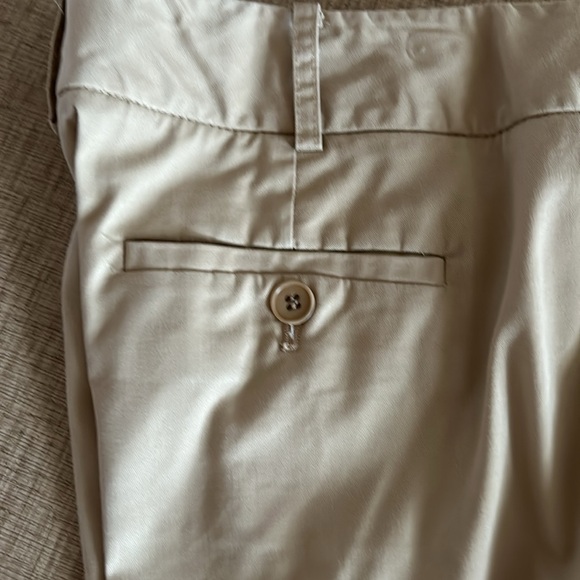 Talbots Heritage tan / khaki flat front dress pants. 8 petite. - Picture 3 of 8